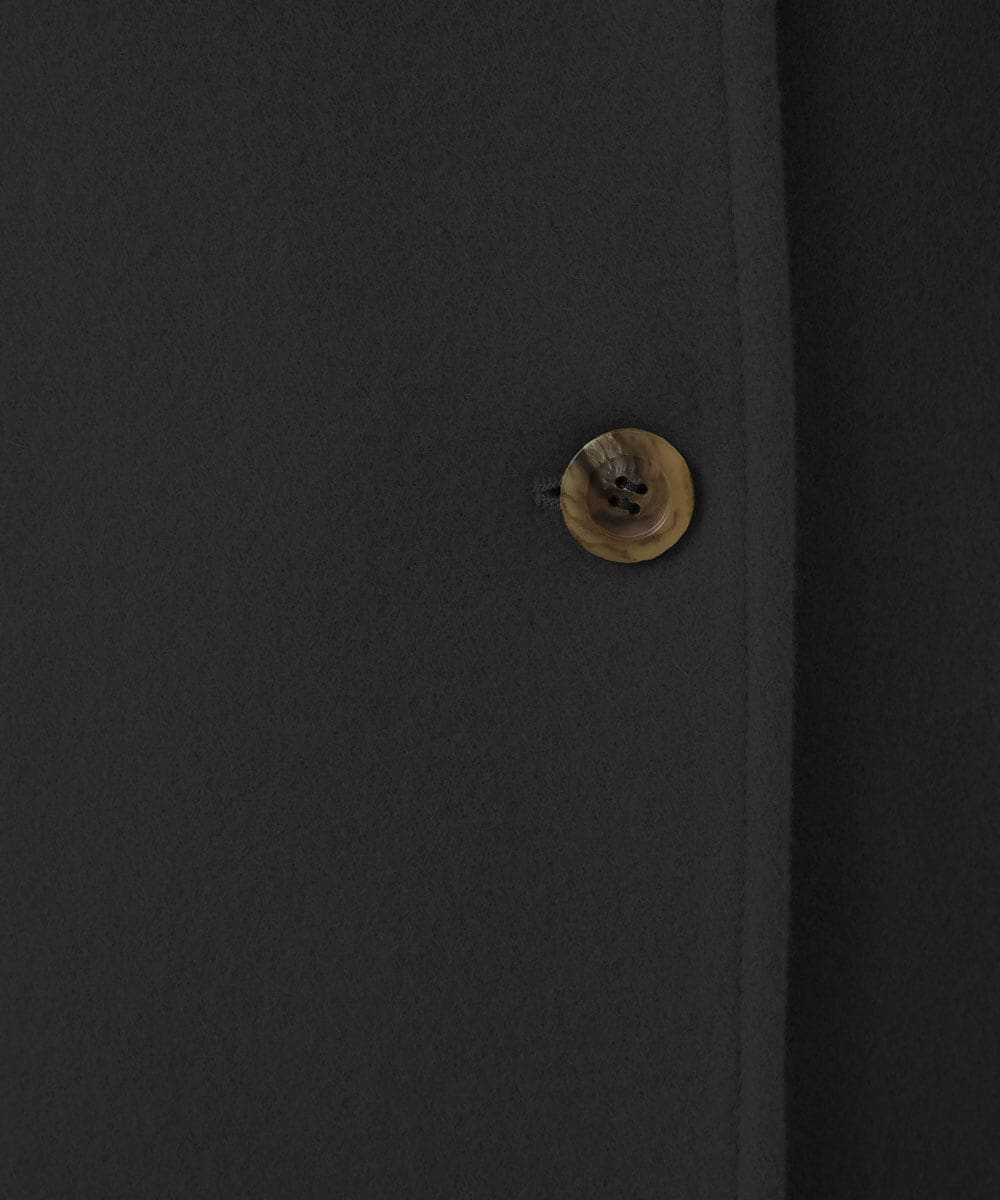 PHUAD45540 GEORGES RECH(小さいサイズ)(メゾン ドゥ サンク) スーパー100ミドルスタンドカラーウールコート イエロー