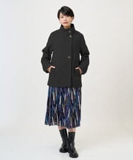 PHUAD45540 GEORGES RECH(小さいサイズ)(メゾン ドゥ サンク) スーパー100ミドルスタンドカラーウールコート イエロー