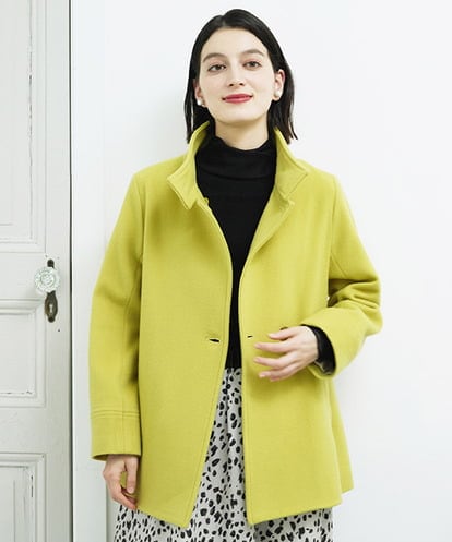 PHUAD45540  スーパー100ミドルスタンドカラーウールコート