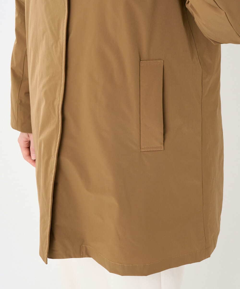 PHUAD46590 GEORGES RECH(小さいサイズ)(メゾン ドゥ サンク) ステッチレスステンカラーミドルダウンコート ベージュ