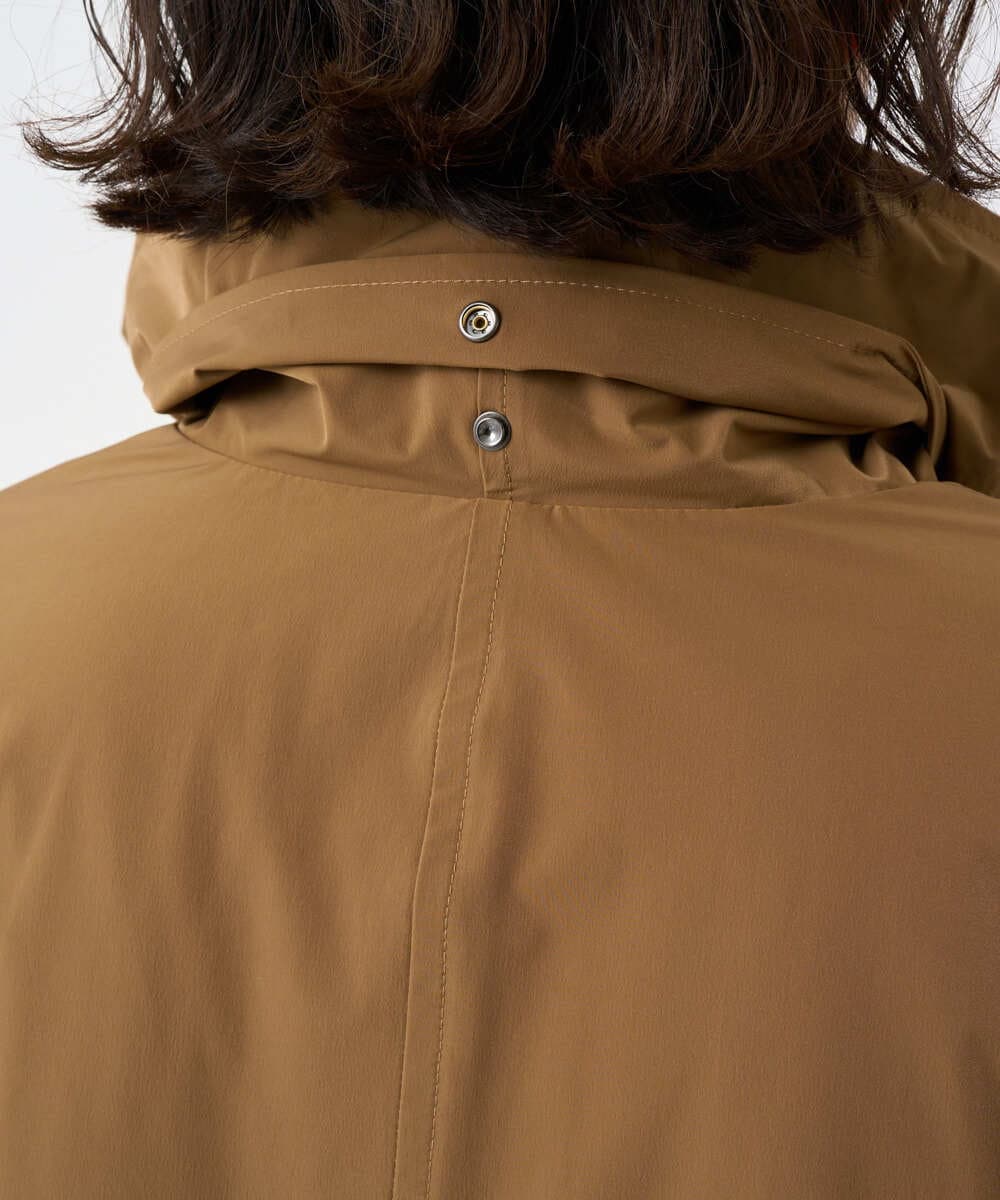 PHUAD46590 GEORGES RECH(小さいサイズ)(メゾン ドゥ サンク) ステッチレスステンカラーミドルダウンコート ベージュ