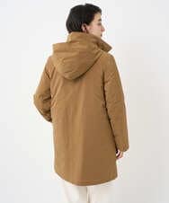 PHUAD46590 GEORGES RECH(小さいサイズ)(メゾン ドゥ サンク) ステッチレスステンカラーミドルダウンコート ベージュ