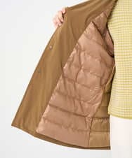 PHUAD46590 GEORGES RECH(小さいサイズ)(メゾン ドゥ サンク) ステッチレスステンカラーミドルダウンコート ベージュ