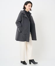 PHUAD46590 GEORGES RECH(小さいサイズ)(メゾン ドゥ サンク) ステッチレスステンカラーミドルダウンコート ベージュ