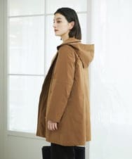 PHUAD46590 GEORGES RECH(小さいサイズ)(メゾン ドゥ サンク) ステッチレスステンカラーミドルダウンコート ベージュ