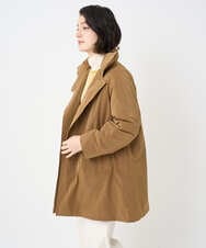 PHUAD46590 GEORGES RECH(小さいサイズ)(メゾン ドゥ サンク) ステッチレスステンカラーミドルダウンコート ベージュ