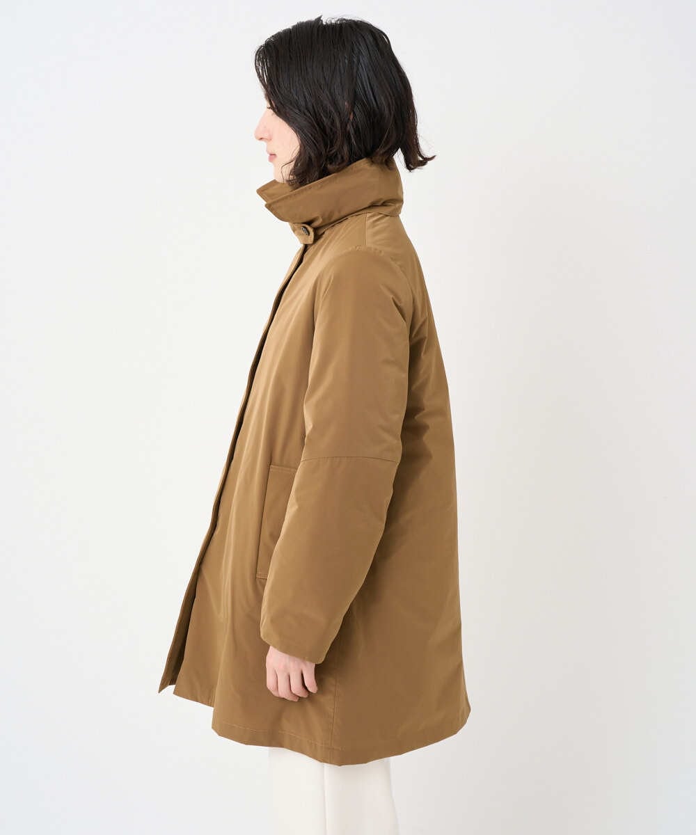 PHUAD46590 GEORGES RECH(小さいサイズ)(メゾン ドゥ サンク) ステッチレスステンカラーミドルダウンコート ベージュ