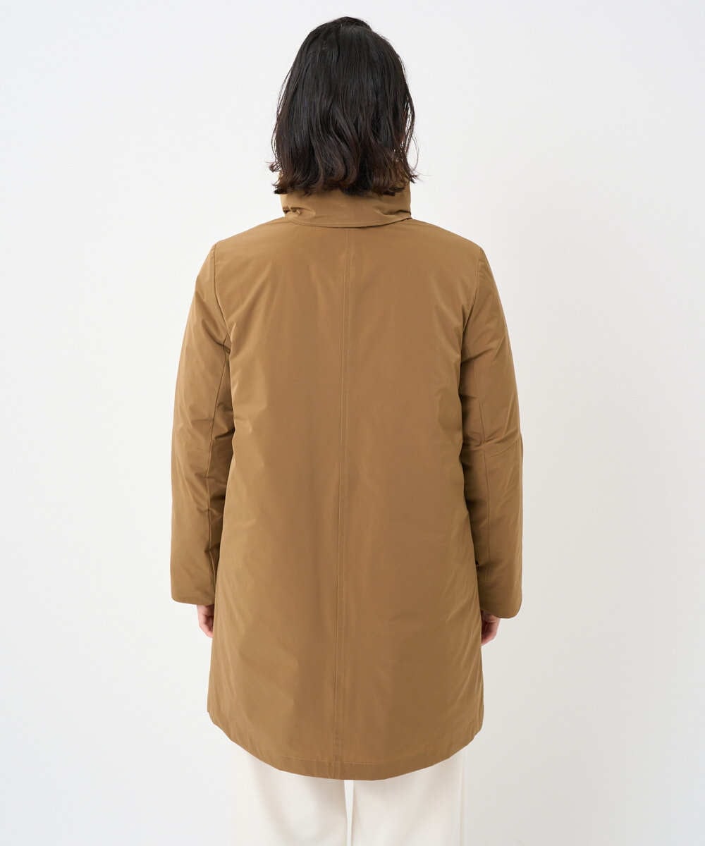 PHUAD46590 GEORGES RECH(小さいサイズ)(メゾン ドゥ サンク) ステッチレスステンカラーミドルダウンコート ベージュ