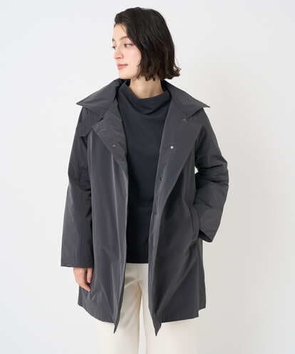 PHUAD46590 GEORGES RECH(小さいサイズ) ステッチレスステンカラーミドルダウンコート