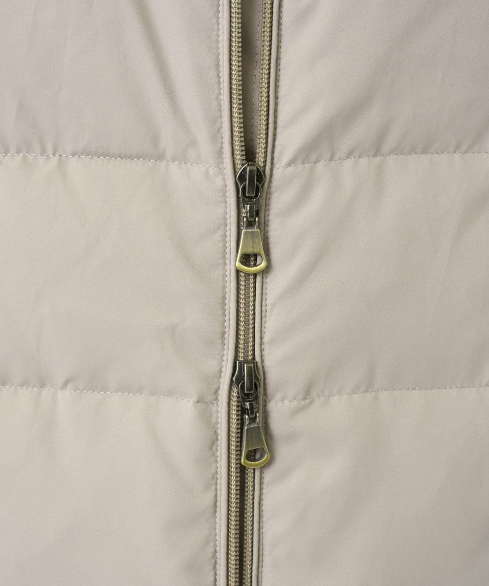 PHUAD47570 GEORGES RECH(小さいサイズ)(メゾン ドゥ サンク) シャイニータフタロングダウンコート ベージュ