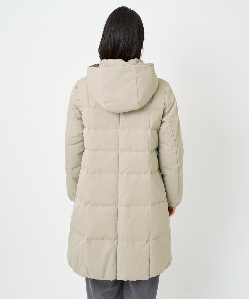 PHUAD47570 GEORGES RECH(小さいサイズ)(メゾン ドゥ サンク) シャイニータフタロングダウンコート ベージュ