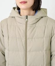 PHUAD47570 GEORGES RECH(小さいサイズ)(メゾン ドゥ サンク) シャイニータフタロングダウンコート ベージュ