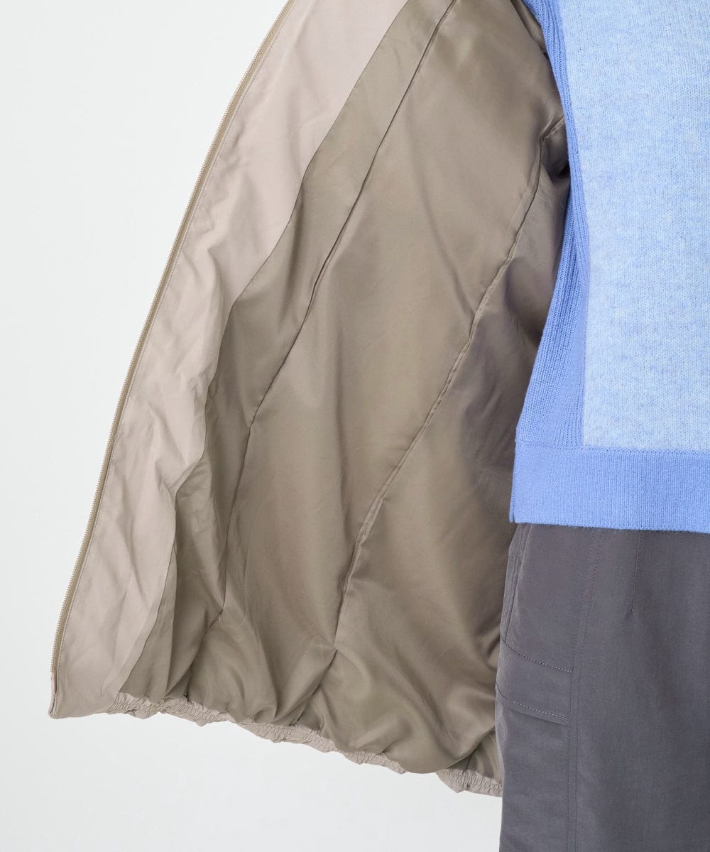 PHUAD47570 GEORGES RECH(小さいサイズ)(メゾン ドゥ サンク) シャイニータフタロングダウンコート ベージュ