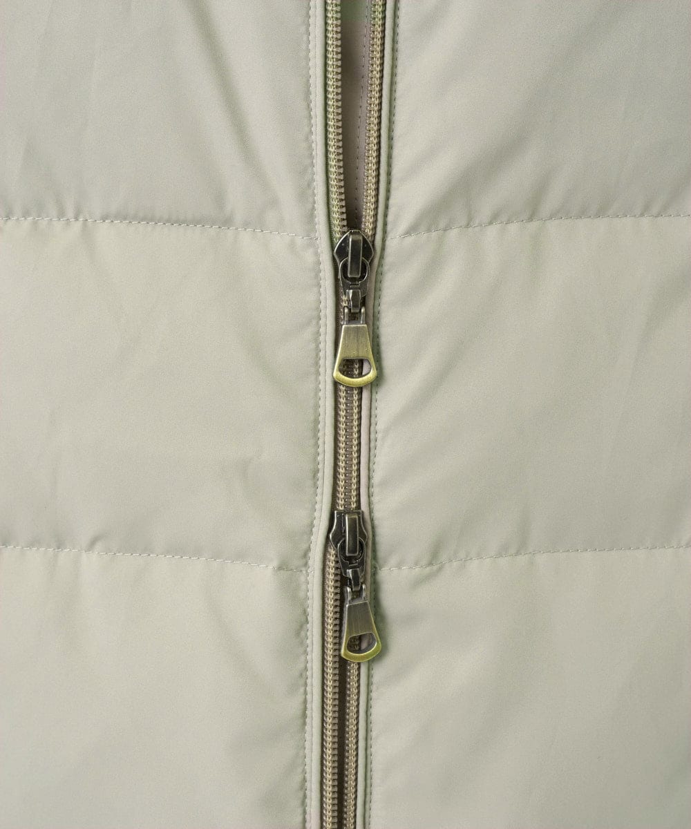 PHUAD47570 GEORGES RECH(小さいサイズ)(メゾン ドゥ サンク) シャイニータフタロングダウンコート ベージュ