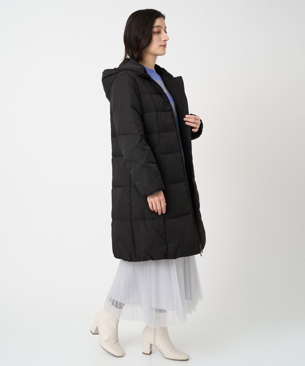 PHUAD47570 GEORGES RECH(小さいサイズ)(メゾン ドゥ サンク) シャイニータフタロングダウンコート ベージュ