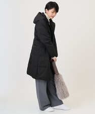 PHUAD47570 GEORGES RECH(小さいサイズ)(メゾン ドゥ サンク) シャイニータフタロングダウンコート ベージュ