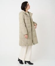 PHUAD47570 GEORGES RECH(小さいサイズ)(メゾン ドゥ サンク) シャイニータフタロングダウンコート ベージュ