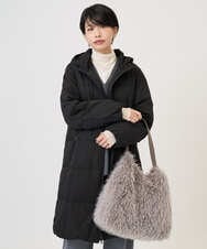 PHUAD47570 GEORGES RECH(小さいサイズ)(メゾン ドゥ サンク) シャイニータフタロングダウンコート ベージュ