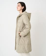 PHUAD47570 GEORGES RECH(小さいサイズ)(メゾン ドゥ サンク) シャイニータフタロングダウンコート ベージュ