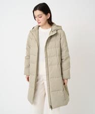 PHUAD47570 GEORGES RECH(小さいサイズ)(メゾン ドゥ サンク) シャイニータフタロングダウンコート ベージュ