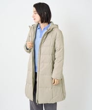 PHUAD47570 GEORGES RECH(小さいサイズ)(メゾン ドゥ サンク) シャイニータフタロングダウンコート ベージュ