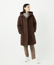 PHUAF15630 GEORGES RECH(小さいサイズ)(メゾン ドゥ サンク) グログランステッチレスロングダウンコート ブラウン