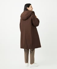 PHUAF15630 GEORGES RECH(小さいサイズ)(メゾン ドゥ サンク) グログランステッチレスロングダウンコート ブラウン