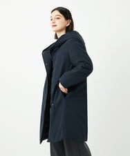 PHUAF15630 GEORGES RECH(小さいサイズ)(メゾン ドゥ サンク) グログランステッチレスロングダウンコート ブラウン
