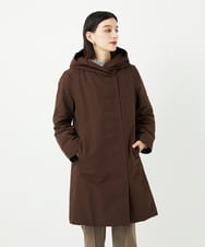 PHUAF15630 GEORGES RECH(小さいサイズ)(メゾン ドゥ サンク) グログランステッチレスロングダウンコート ブラウン