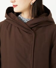 PHUAF15630 GEORGES RECH(小さいサイズ)(メゾン ドゥ サンク) グログランステッチレスロングダウンコート ブラウン