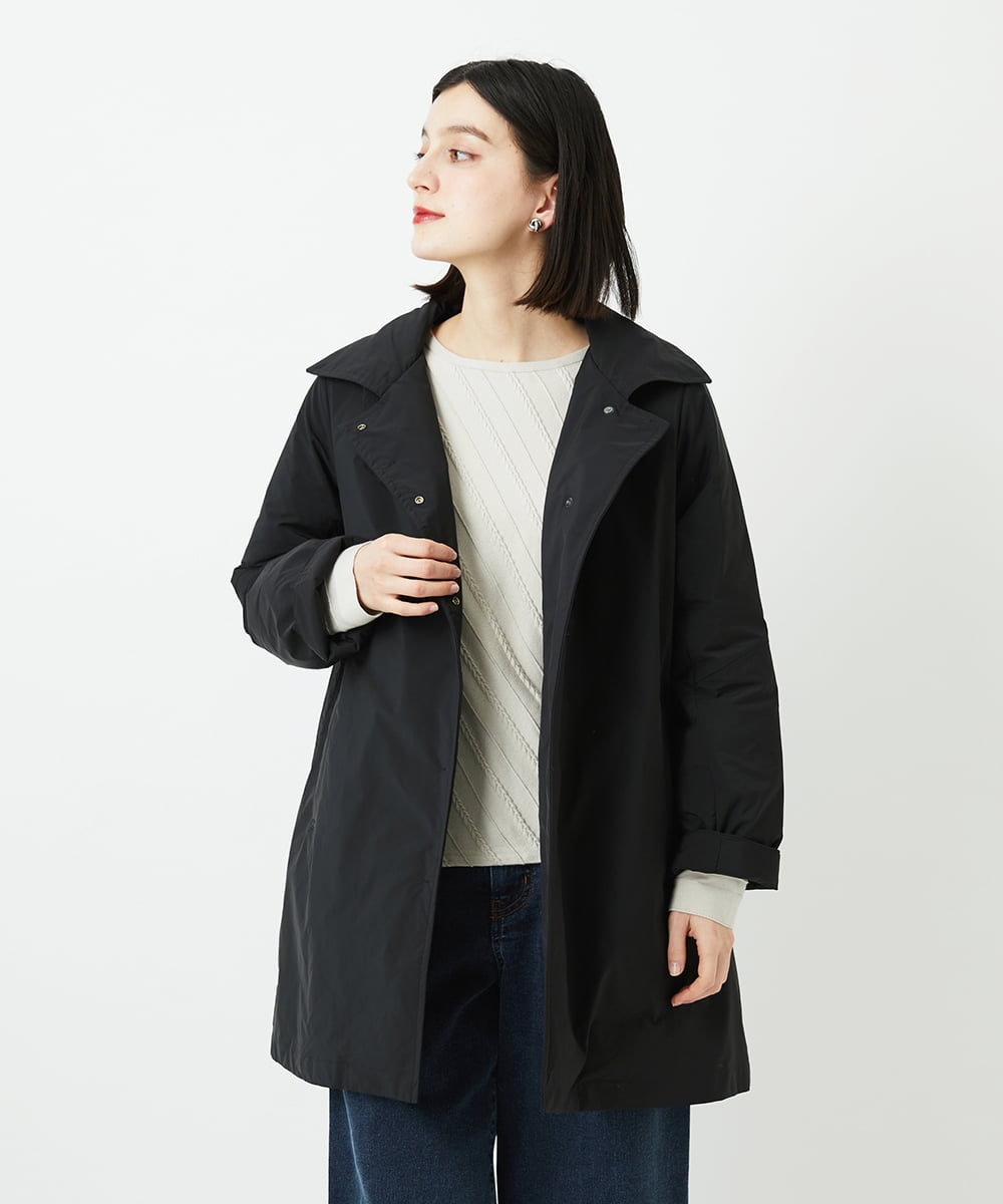 PHUAF46590 GEORGES RECH(小さいサイズ)  [追加]ステッチレスステンカラーミドルダウンコート