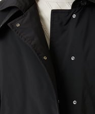 PHUAF46590 GEORGES RECH(小さいサイズ)(メゾン ドゥ サンク) ステッチレスステンカラーミドルダウンコート ブラック