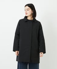 PHUAF46590 GEORGES RECH(小さいサイズ)(メゾン ドゥ サンク)  [追加]ステッチレスステンカラーミドルダウンコート ブラック