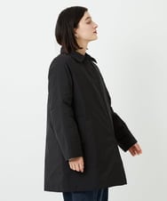 PHUAF46590 GEORGES RECH(小さいサイズ)(メゾン ドゥ サンク) ステッチレスステンカラーミドルダウンコート ブラック