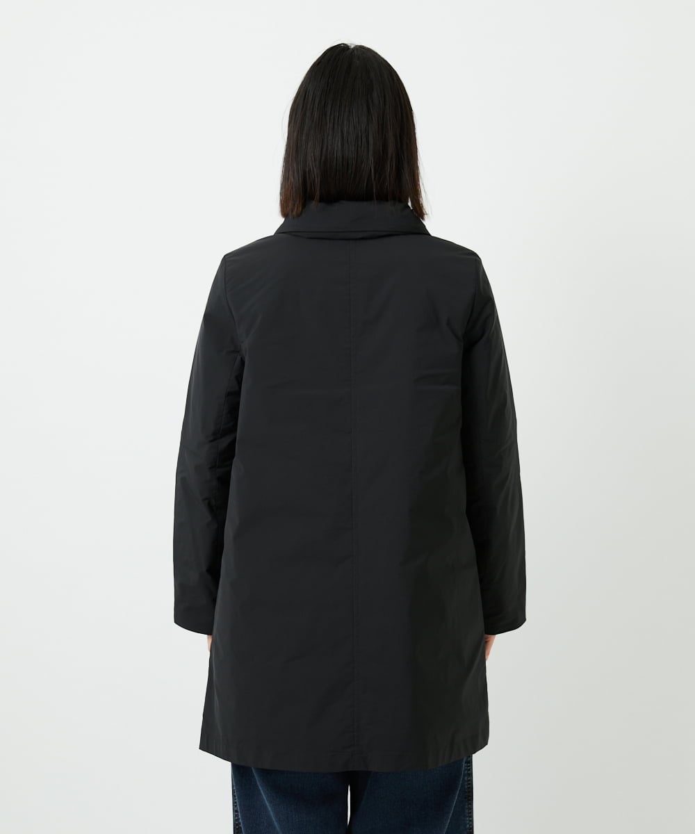 PHUAF46590 GEORGES RECH(小さいサイズ)(メゾン ドゥ サンク)  [追加]ステッチレスステンカラーミドルダウンコート ブラック