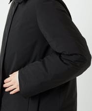 PHUAF46590 GEORGES RECH(小さいサイズ)(メゾン ドゥ サンク) ステッチレスステンカラーミドルダウンコート ブラック