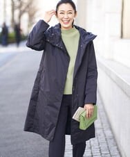 PHUAR61490 GEORGES RECH(小さいサイズ)(メゾン ドゥ サンク) ステッチレスダウンコート ネイビー