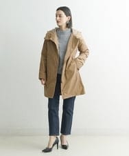 PHUAR61490 GEORGES RECH(小さいサイズ)(メゾン ドゥ サンク) ステッチレスダウンコート ライトブラウン