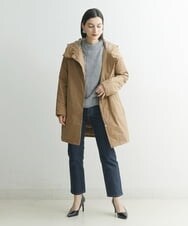 PHUAR61490 GEORGES RECH(小さいサイズ)(メゾン ドゥ サンク) ステッチレスダウンコート ライトブラウン
