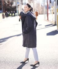 PHUAR61490 GEORGES RECH(小さいサイズ)(メゾン ドゥ サンク) ステッチレスダウンコート ライトブラウン