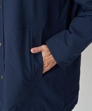 PHUAS60390 GEORGES RECH(小さいサイズ)(メゾン ドゥ サンク) 【リバーシブル】中綿ステッチレスコート ネイビー×ブルー