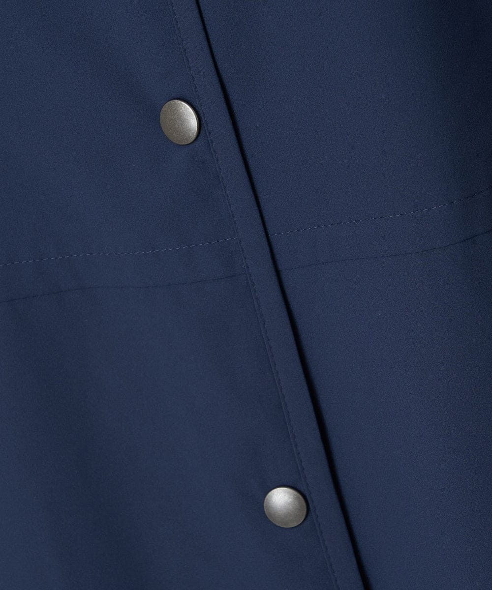 PHUAS60390 GEORGES RECH(小さいサイズ)(メゾン ドゥ サンク) 【リバーシブル】中綿ステッチレスコート ネイビー×ブルー