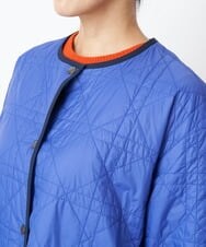 PHUAS60390 GEORGES RECH(小さいサイズ)(メゾン ドゥ サンク) 【リバーシブル】中綿ステッチレスコート ネイビー×ブルー