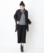 PHUAS60390 GEORGES RECH(小さいサイズ)(メゾン ドゥ サンク) 【リバーシブル】中綿ステッチレスコート ネイビー×ブルー