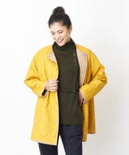 PHUAS60390 GEORGES RECH(小さいサイズ)(メゾン ドゥ サンク) 【リバーシブル】中綿ステッチレスコート ネイビー×ブルー