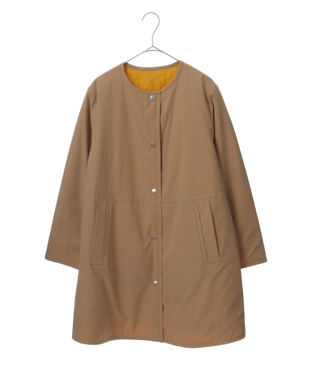 PHUAS60390 GEORGES RECH(小さいサイズ)(メゾン ドゥ サンク) 【リバーシブル】中綿ステッチレスコート ネイビー×ブルー