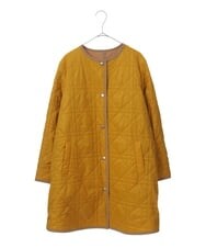 PHUAS60390 GEORGES RECH(小さいサイズ)(メゾン ドゥ サンク) 【リバーシブル】中綿ステッチレスコート ネイビー×ブルー
