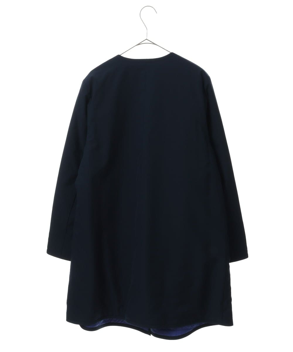 PHUAS60390 GEORGES RECH(小さいサイズ)(メゾン ドゥ サンク) 【リバーシブル】中綿ステッチレスコート ネイビー×ブルー