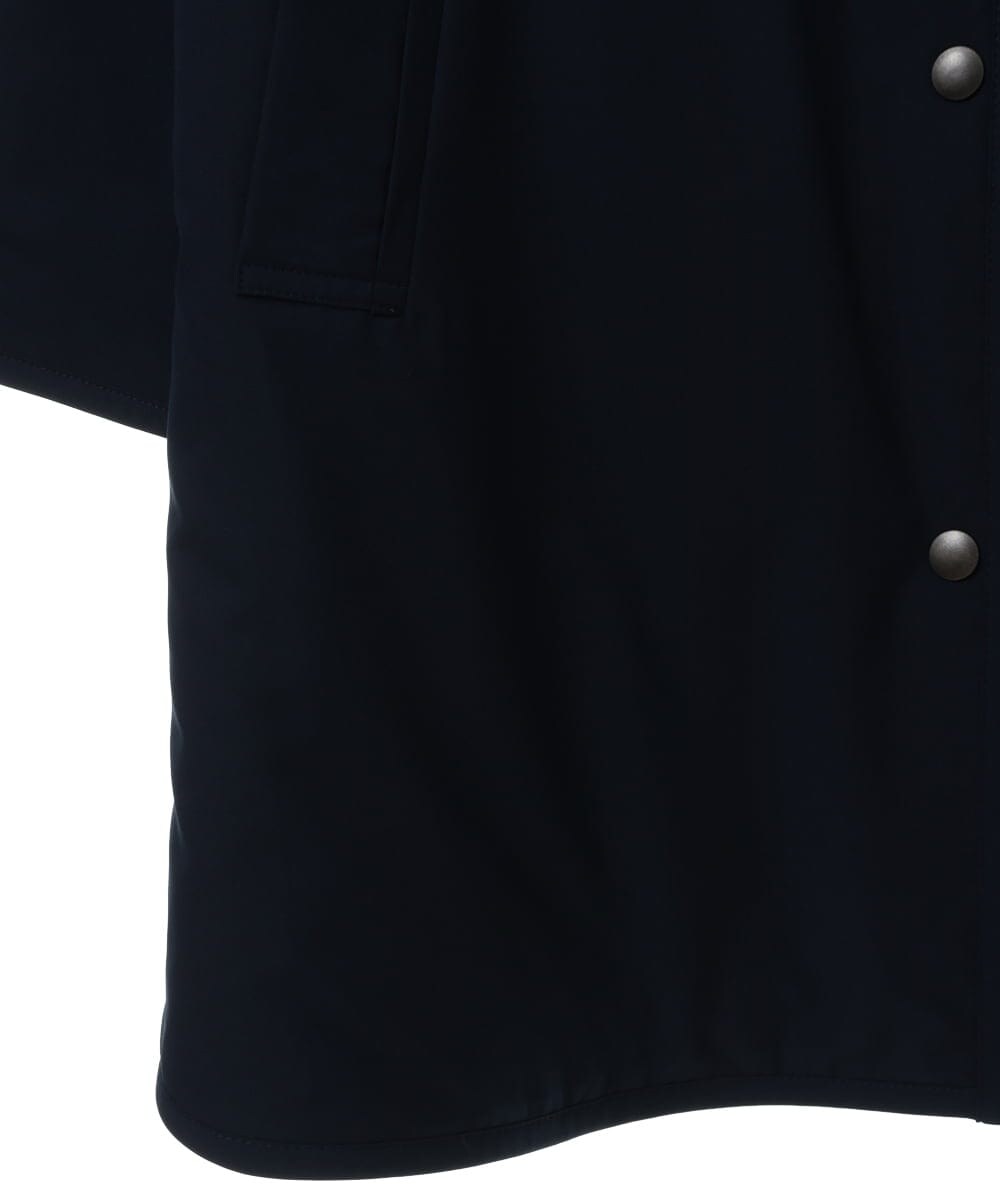 PHUAS60390 GEORGES RECH(小さいサイズ)(メゾン ドゥ サンク) 【リバーシブル】中綿ステッチレスコート ネイビー×ブルー