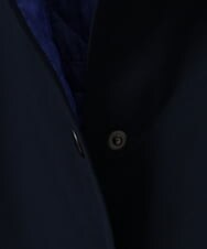 PHUAS60390 GEORGES RECH(小さいサイズ)(メゾン ドゥ サンク) 【リバーシブル】中綿ステッチレスコート ネイビー×ブルー
